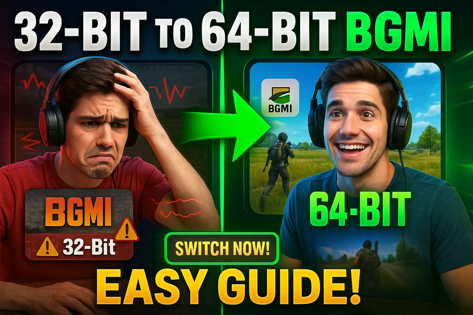 How to Easily Switch from BGMI 32-Bit to 64-Bit